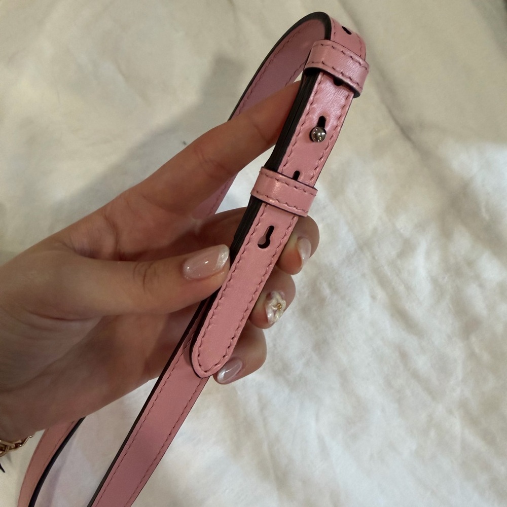 AUTHENTIC GUCCI Pink leather Marmont crossbody bag in small with box & dustbag - Picture 10 of 12